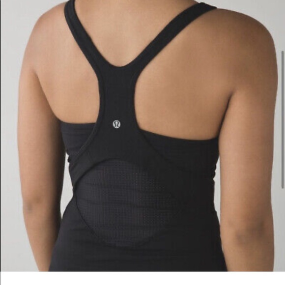 lululemon - black racerback tank - Picture 3 of 7